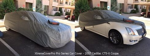غلاف السيارة يناسب 2011 2012 2013 2014 2015 Cadillac CTS-V Coupe Xtremecoverpro Diamond Series Gray in Saudi Arabia