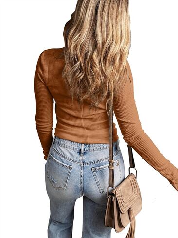 الأكمام الطويلة للنساء الملتفة الزر السترة الهراء متماسكة in Kuwait