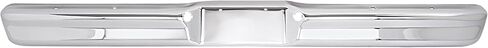 KUAFU Rear Bumper Face Bar Compatible with 1980-1986 Ford F100 / F150 / F250 / F350 Steel Silvery Bumper Chrome in Saudi Arabia