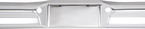 KUAFU Rear Bumper Face Bar Compatible with 1980-1986 Ford F100 / F150 / F250 / F350 Steel Silvery Bumper Chrome in Saudi Arabia