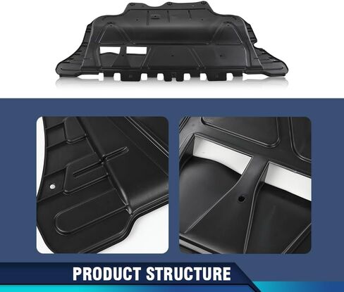 Pit66 Front Engine Splash Shield متوافق مع VW Volkswagen Golf 2015 2016 2017 2018 VW1228137 ، 3Q0825236D in Saudi Arabia