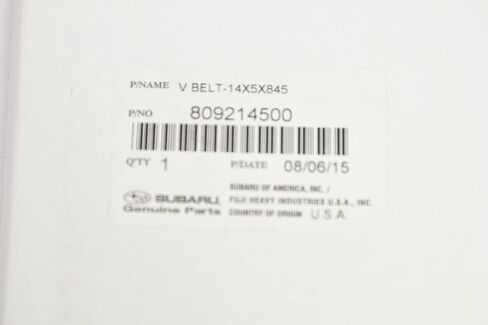 سوبارو 2005-2009 حزام تكييف الهواء التراث Outback 2.5L H4 809214500 أصلي أصلي in Saudi Arabia