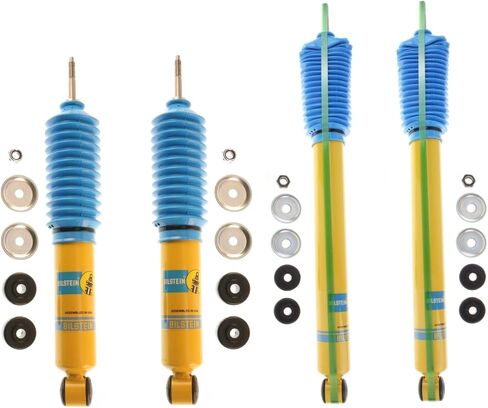 Bilstein 4600 Series Set of Front & Rear Monotube Shocks fits 1997 2003 Ford F150 XL 4WD with 0-2" Rear Lift | TrendsAuto Decal | 24-185134 24-185141 in Saudi Arabia