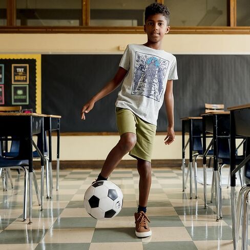 أقوى الأولاد والفتيات القميص القميص | 100 ٪ من القطن العضوي ، طفل صغير وأطفال ، معتمد من التجارة العادلة in Kuwait