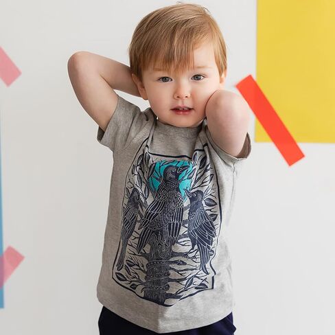 أقوى الأولاد والفتيات القميص القميص | 100 ٪ من القطن العضوي ، طفل صغير وأطفال ، معتمد من التجارة العادلة in Kuwait