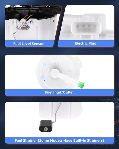 ECCPP Electric Fuel Pump Module Assembly w/Sending Unit Replacement for Chevrolet for Malibu 2011 2012 L4 2.4L E4050M in Saudi Arabia