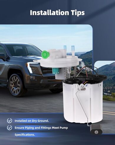 ECCPP Electric Fuel Pump Module Assembly w/Sending Unit Replacement for Chevrolet for Malibu 2011 2012 L4 2.4L E4050M in Saudi Arabia