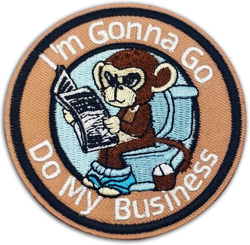 It's Called Trash Can Hook and Loop Patch, Funny Tactical Embroidered Patches, Cute Animal Cat Morale Patch, DIY Applique Accessories for Backpacks, Dog Harnesses, Army Vests, Gym Bags, Hats, Helmets in Kuwait