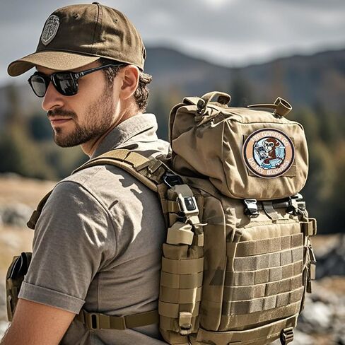 It's Called Trash Can Hook and Loop Patch, Funny Tactical Embroidered Patches, Cute Animal Cat Morale Patch, DIY Applique Accessories for Backpacks, Dog Harnesses, Army Vests, Gym Bags, Hats, Helmets in Kuwait