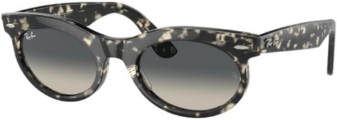 Ray-Ban RB2242 Sunglasses Bundle: RB 2242 WAYFARER OVAL 133371 Grey Havana/Grey Gradient Crystal Standard and Eyewear Cleaning Kit in Saudi Arabia
