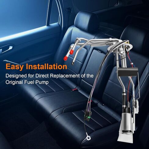 Electric Fuel Pump Assembly Compatible with 1988 1989 1990 1991 1992 1993 1994 1995 Chevy GMC C1500 C2500 C3500 K1500 K2500 K3500 Pickups (4.3L 5.0L 5.7L 7.4L), Replaces E3621S in Saudi Arabia