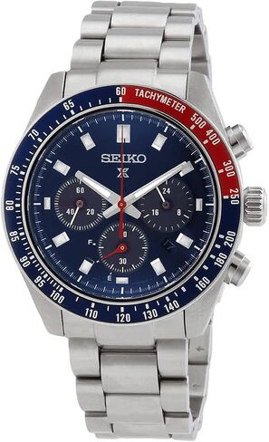 Seiko Prospex Speedtimer Solar Chronograph SSC913 ، الطلب الأزرق مع Sunray Finish و Red Excents in Saudi Arabia