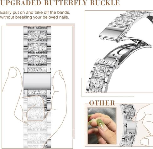 Marge Plus متوافق مع Bling Apple Watch Band Women 38mm 40mm 41mm Series 10 9 8 7 6 5 4 3 2 1 SE in Kuwait