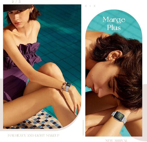 Marge Plus متوافق مع Bling Apple Watch Band Women 38mm 40mm 41mm Series 10 9 8 7 6 5 4 3 2 1 SE in Kuwait