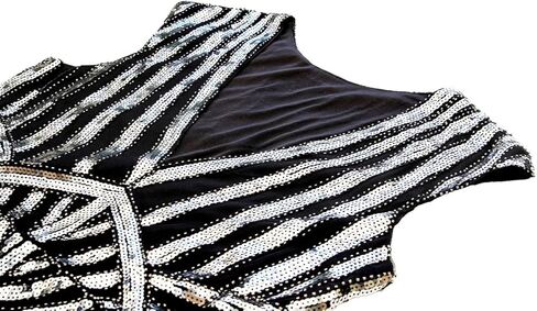 Women Floral V Neck Prom Evening Dress 1920s Flapper Cocktail Mermaid Hem Formal Gown W/Accessories Set in Kuwait