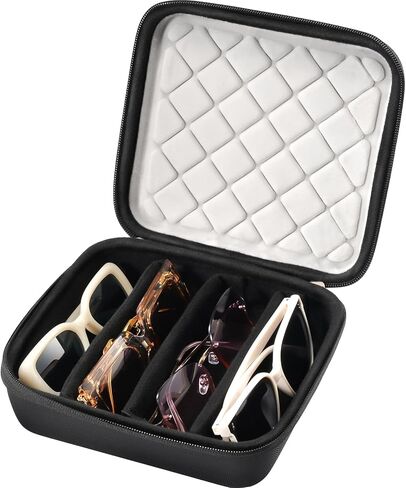 Procase Hard Shell Travel Sunglasses Organizer ، حقيبة نظارات متعددة محمولة للسفر in Kuwait