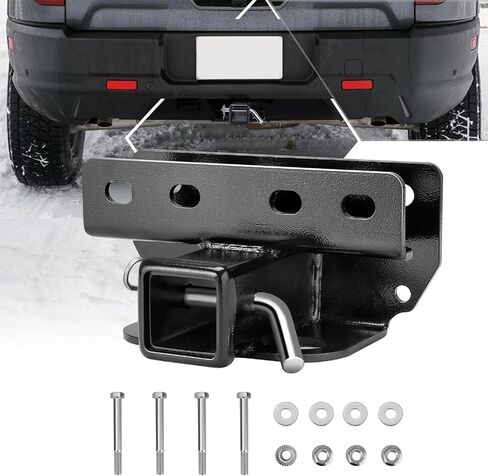 PM PERFORMOTOR Rear Class 3 Trailer Hitch 2" Receiver Compatible with 2021-2025 Ford Bronco, Black in Saudi Arabia
