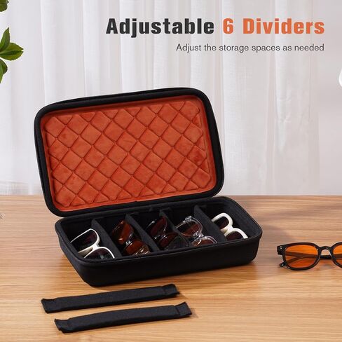 ProCase Hard Shell Travel Sunglasses Organizer, Portable Multiple Glasses Case for Travelling in Saudi Arabia