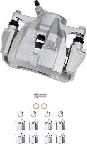 Detroit Axle - Front 2PC الفرامل الفرجار ل Toyota Corolla Matrix Scion XD Pontiac Vibe ، 2 الفرجار الفرامل قرص مع استبدال شريان in Saudi Arabia