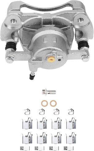 Detroit Axle - Front 2PC الفرامل الفرجار ل Toyota Corolla Matrix Scion XD Pontiac Vibe ، 2 الفرجار الفرامل قرص مع استبدال شريان in Saudi Arabia