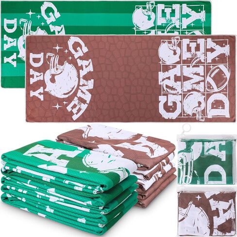 12 Pcs Baseball Game Day Accessories Football Cooling Towels Ball Team Gift Microfiber Basketball Breathable Chilly Towel 35"x15" Sports Soft Ice Towel for Coach Training(Baseball) in Kuwait