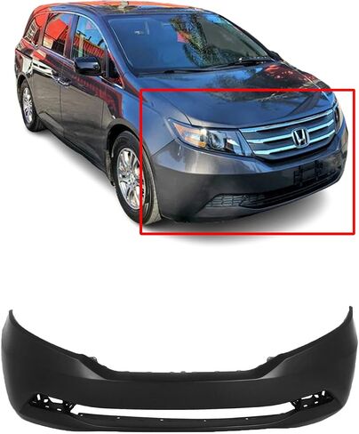 FITPARTS متوافقة مع غطاء المصد الأمامي 2011 2012 2013 Honda Odyssey 11 12 13. جديد ، مستعد وجاهز للطلاء. السابقين ، ex-l ، exl ، lx. ث/بارك مساعدة الثقوب. HO1000276 04711TK8A90ZZ in Saudi Arabia