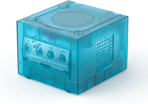 BITFUNX NGC Replacement Shell - Transparent Case Protective Housing for Gamecube NGC GC DOL-001/ DOL101 Game Console in Saudi Arabia