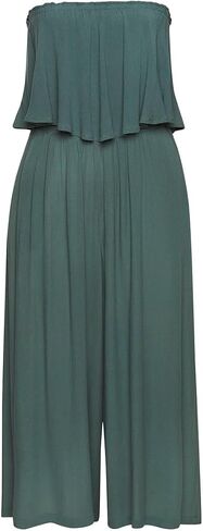 LASCANA Women's Flowy Strapless Culotte Jumpsuit in Saudi Arabia