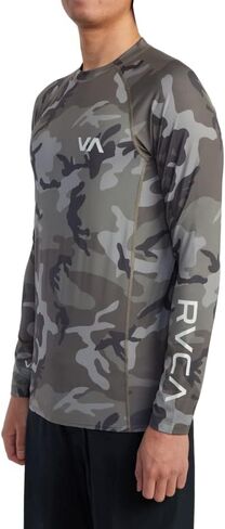 RVCA Men's RVCA L/S Rashguard Camo Medium in Saudi Arabia