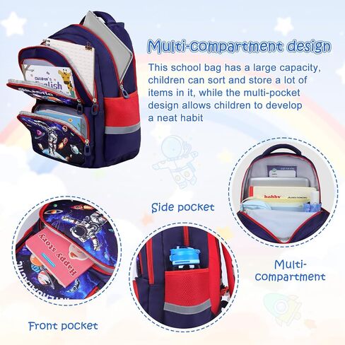 Kids Backpack for Boys Girls Children Bookbags for Preschool Elementary Middle School Lightweight Teen School Bags Backpacks in Kuwait