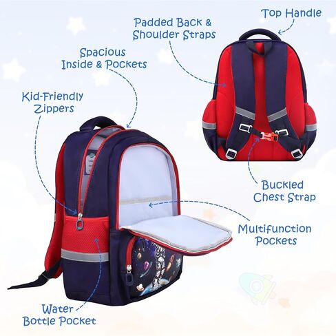 Kids Backpack for Boys Girls Children Bookbags for Preschool Elementary Middle School Lightweight Teen School Bags Backpacks in Kuwait