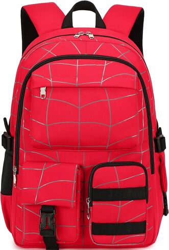 حقيبة ظهر للمدرسة للأولاد الأطفال على ظهر لعبة Backpack Propag Poys Boys Boys for Teens (Red) in Saudi Arabia