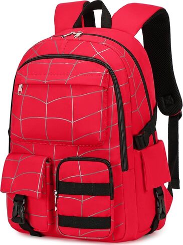 حقيبة ظهر للمدرسة للأولاد الأطفال على ظهر لعبة Backpack Propag Poys Boys Boys for Teens (Red) in Saudi Arabia