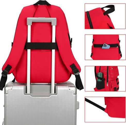 حقيبة ظهر للمدرسة للأولاد الأطفال على ظهر لعبة Backpack Propag Poys Boys Boys for Teens (Red) in Saudi Arabia