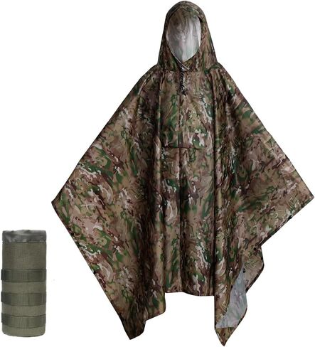 بالإضافة إلى الحجم ، معطف المطر الكبار مع غطاء محرك السيارة ، ومقاوم للماء Camo Poncho ، و Army Poncho للتخييم ، والمشي لمسافات طويلة ، وصيد الأسماك ، والسفر والهواء الطلق. in Kuwait