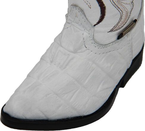 Kids Cowboy Boots Toddlers Western Crocodile Alligator Print Snip Toe Boot in Saudi Arabia