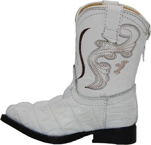 Kids Cowboy Boots Toddlers Western Crocodile Alligator Print Snip Toe Boot in Saudi Arabia