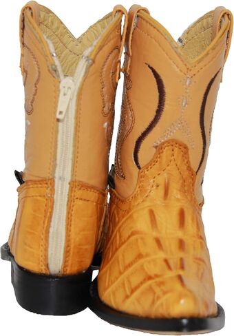 Kids Cowboy Boots Toddlers Western Crocodile Alligator Print Snip Toe Boot in Saudi Arabia