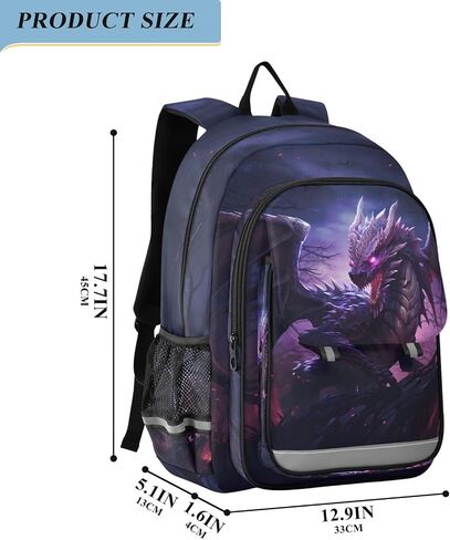 Forest Animals Backpack for Boys Girls Kids Elementary Middle School Bag Laptop Backpack Travel Rucksack in Saudi Arabia