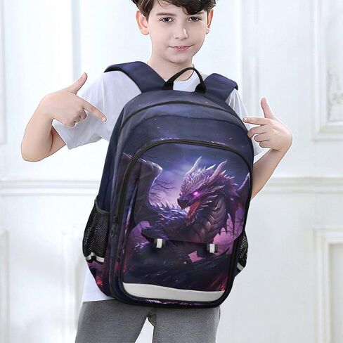 Forest Animals Backpack for Boys Girls Kids Elementary Middle School Bag Laptop Backpack Travel Rucksack in Saudi Arabia