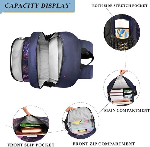 Forest Animals Backpack for Boys Girls Kids Elementary Middle School Bag Laptop Backpack Travel Rucksack in Saudi Arabia