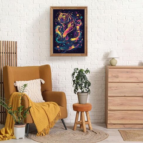 Heibago Cardinal Diamond Art Kits للبالغين ، 5D الحفر الكاملة جولة الطلاء القمر الأحجار الكريمة مع الطلاء الماس الطيور ، زهرة الماس مثالية لديكور الجدار المنزلي 12x16inch in Kuwait