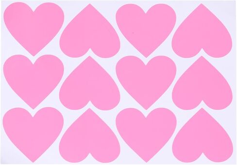 MECCANIXITY Glow in The Dark Heart Decals Decor Green Wall Stickers for Ceiling Bedroom Bedding Room 1 Set in Saudi Arabia