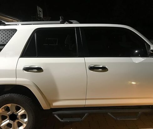 HIGH FLYING for Toyota 4Runner 5th Gen. 2010-2024 Car ABS Matte Black Side Door Handles Cover Trim 8pcs (with Keyless Hole), NOT Fit Limited in Saudi Arabia