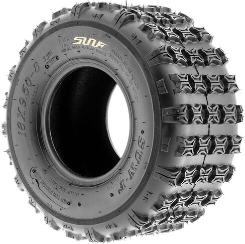 Sunf 19x7-8 18x9.5-8 خفيفة الوزن ATV utv knobby إطار 6 PR A015-حزمة أسود in Saudi Arabia