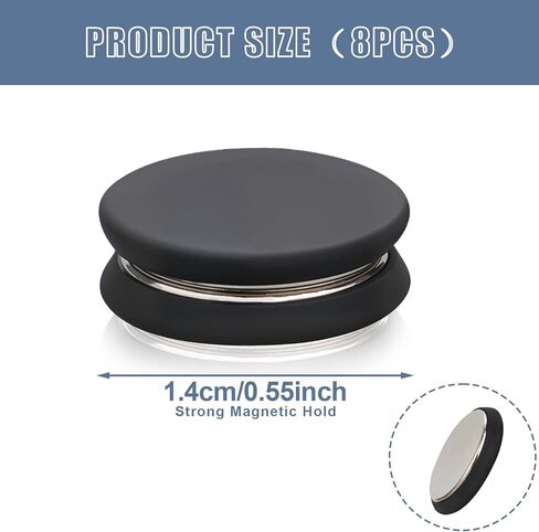 8Pcs Hijab Magnetic Pins, Multi-Purpose Strong Magnets Hijab Pins, Pinless Scarf Magnetic Pin, Colorful Brooch Small Magnetic Scarf Clasp for Women Clothes Hijabs Scarves(Matte) in Kuwait