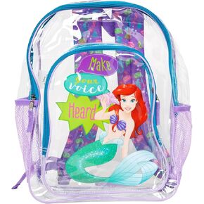 Disney The Little Mermaid Transparent 16" Backpack in Saudi Arabia