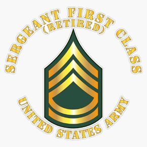 HOF Trading Army - Sergeant First Class - SFC - Finyl Sticker Ractired Finproof Decal Decal Wall Captop Window Sticker 5 " in Saudi Arabia