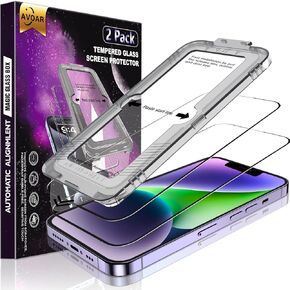 عبوتان من واقي شاشة iPhone 16 Pro Max، [إزالة الغبار تلقائيًا] [حماية من السقوط] زجاج مقسى كامل الشاشة 9H لهاتف iPhone 16 Promax 6.9 بوصة، خالٍ من الفقاعات، مقاوم للخدش، صديق للحافظة in Kuwait