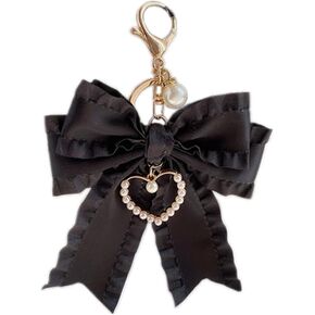Bow Purse Keychain Charm Bow Keyring Bag Charms for Women Handbag Purse Charms Accessories in Saudi Arabia